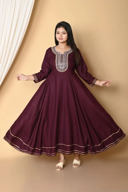 Kurthit Anarkali Gown (018)