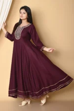 Kurthit Anarkali Gown (018) - Image 7