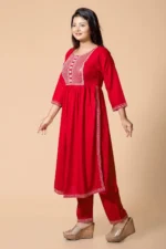 Kurthit Anarkali Kurta With Pant Set (003) - Image 5