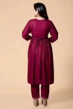 Kurthit Anarkali Kurta With Pant Set (004) - Image 3