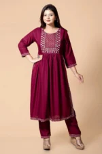 Kurthit Anarkali Kurta With Pant Set (004)