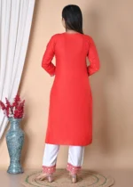 Kurthit Anarkali Kurta With Pant Set (002) - Image 4