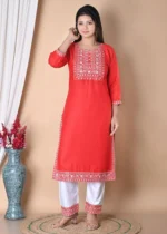 Kurthit Anarkali Kurta With Pant Set (002)